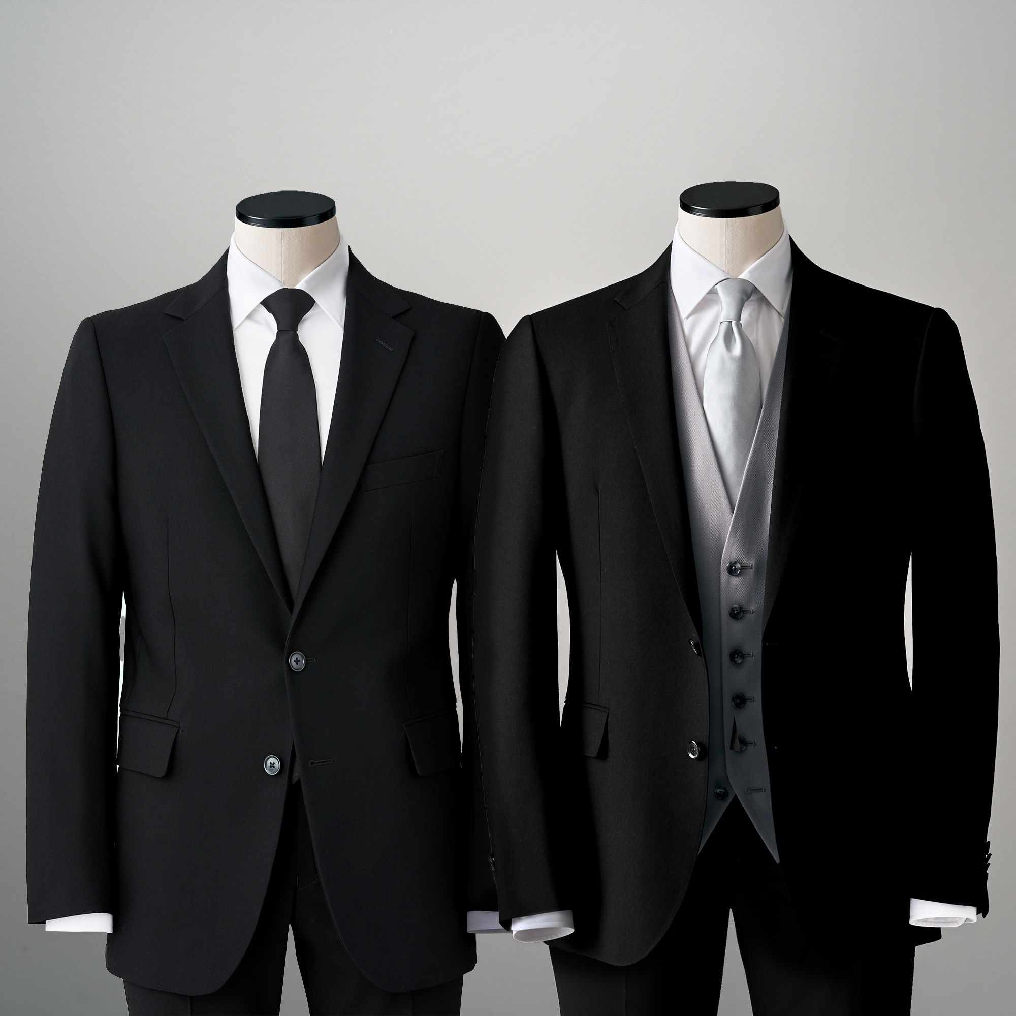 【FABRIC TOKYO】ファブリックトーキョー 3ピーススーツ BLACK FORMAL | FABRIC TOKYO | オーダースーツのFABRIC TOKYO